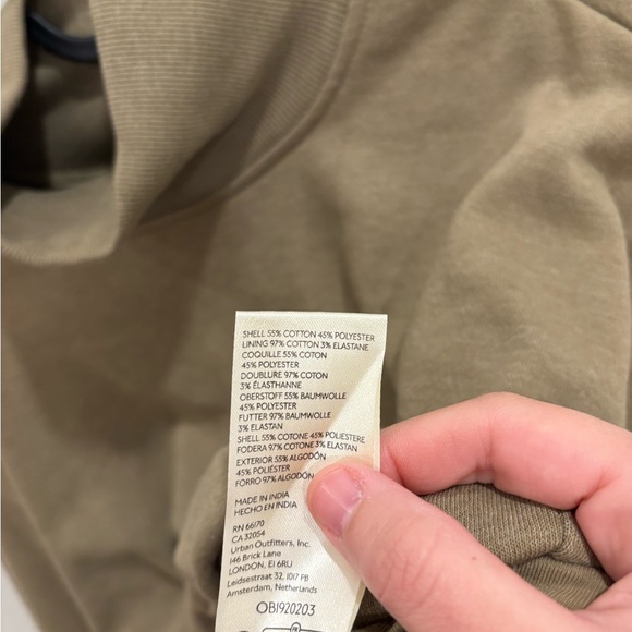 Pilcro by Anthropologie Funnel Neck Bubble Hem Sweatshirt Size Small - Picture 4 of 7